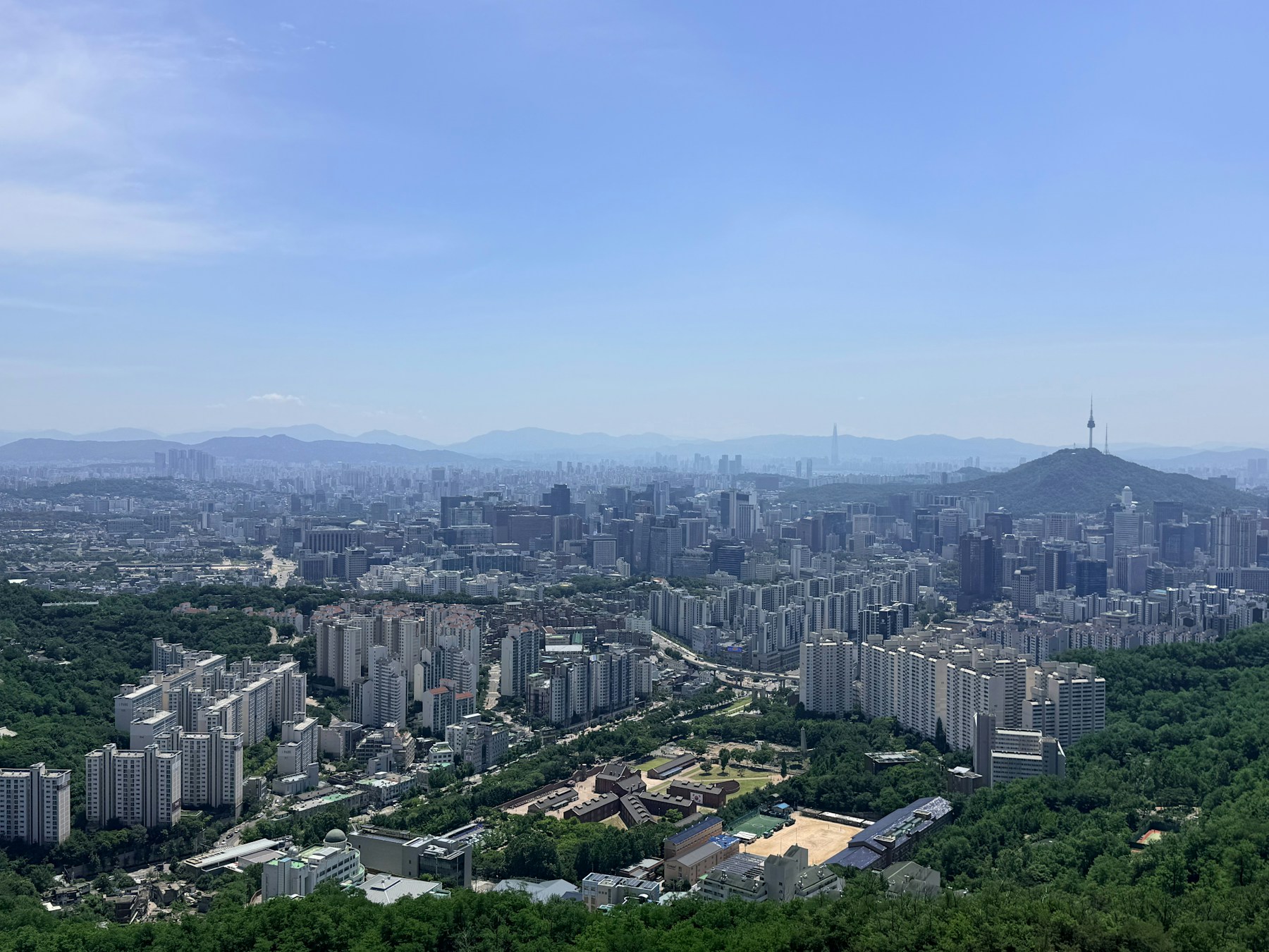 서울의 주거지와 도심 풍경